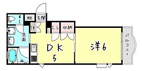 兵庫県神戸市東灘区本山中町４丁目5-3（賃貸マンション1DK・4階・34.49㎡） その2