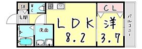 アビタ青木  ｜ 兵庫県神戸市東灘区青木５丁目6-17（賃貸アパート1LDK・2階・30.64㎡） その2