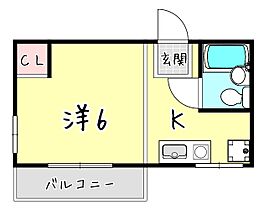 兵庫県神戸市東灘区甲南町４丁目（賃貸マンション1R・3階・18.90㎡） その2