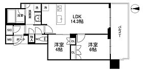 MJR堺筋本町TOWER  ｜ 大阪府大阪市中央区南本町1丁目（賃貸マンション2LDK・20階・55.93㎡） その2