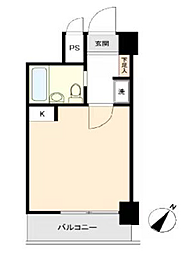 スカイコート横浜真金町 ワンルームの間取図画像