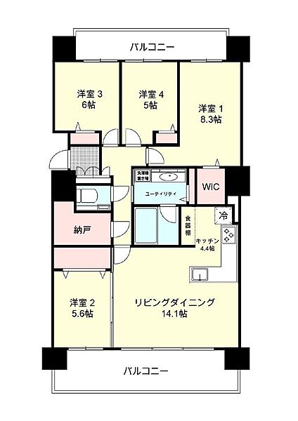 間取りを拡大表示