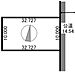 区画図：間口約１０ｍ×奥行約３２ｍのバランス良い地形！建物配置や駐車計画も描きやすく、複数台駐車や庭スペースも検討しやすい整った区画です！