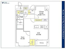 間取図画像 1SLDK