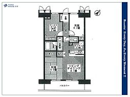 ライオンズモリス小竹向原 2SLDKの間取図画像