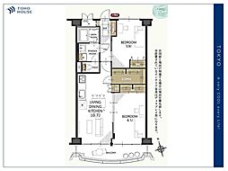 ハイラーク高島平 2LDKの間取図画像