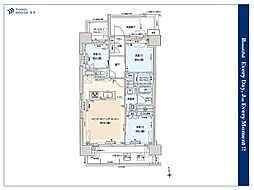 イニシア板橋浮間公園 3SLDKの間取図画像