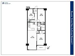 メイツ新桜台 3LDKの間取図画像