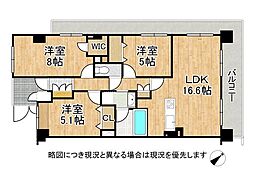間取図画像 3LDK