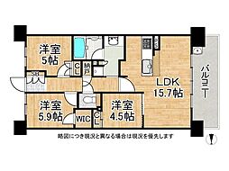 間取図画像 3LDK