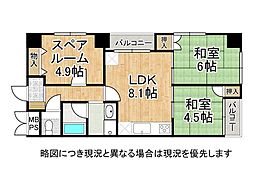 間取図画像 3DK