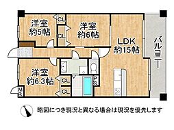 間取図画像 3LDK