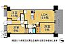 間取り：南ベランダの3LDKの間取りです。