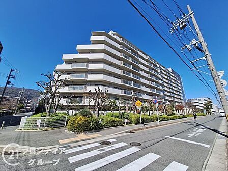 落ち着いた色調の雰囲気が映える、気品溢れる佇まいの邸宅です 周囲の景観と調和しながらも確かな存在感を放つ美しいデザインが住まう方の誇りを満たします