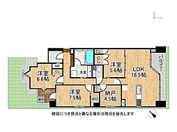 間取図画像 3SLDK