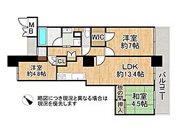 間取図画像 3LDK