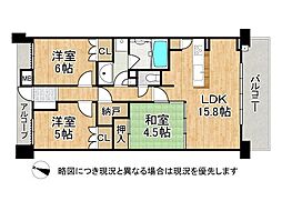 間取図画像 3LDK