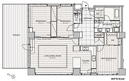 グランスイート広尾 3LDKの間取図画像