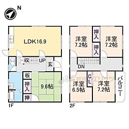 JR関西本線 三郷駅 徒歩10分の賃貸一戸建て