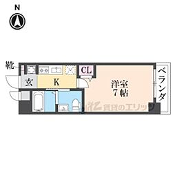 M'PLAZA小阪駅前 1Kの間取図画像