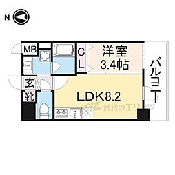 リアライズ布施駅前 1LDKの間取図画像