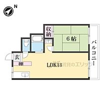 オルボス壱分 203 ｜ 奈良県生駒市壱分町（賃貸アパート1LDK・2階・37.37㎡） その2