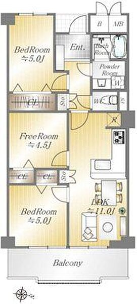 間取りを拡大表示