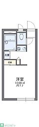 レオパレスサンハイム 1Kの間取図画像