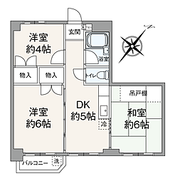 間取図画像 3DK