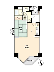 グラントピア丹沢 1LDKの間取図画像