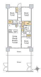 間取図画像 3LDK