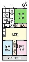 間取図画像 3LDK