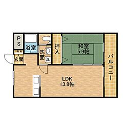 間取図画像 1LDK