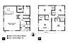 間取り：建物面積31.85坪　広々18.5帖のLDK！シューズインクローク・ウォークインクローゼット・各部屋収納付きで便利です！日当たりの良いバルコニーは気持ちよく洗濯物が干せます♪       　