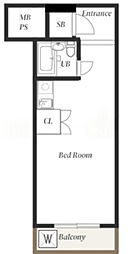 間取図画像 ワンルーム