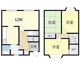 ツインハイムB  ｜ 大阪府大阪市淀川区十八条３丁目1番63号（賃貸テラスハウス3LDK・1階・79.73㎡） その2