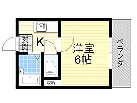 ドミール泉  ｜ 大阪府吹田市泉町５丁目24番28号（賃貸マンション1K・2階・17.28㎡） その2