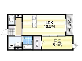 （仮称）La-crea蛍池South  ｜ 大阪府豊中市螢池東町３丁目（賃貸アパート1LDK・1階・39.08㎡） その2