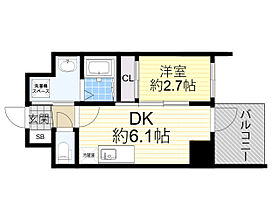 セレニテ新大阪グランデ ミリュー  ｜ 大阪府大阪市淀川区西宮原１丁目7番（賃貸マンション1DK・2階・25.00㎡） その2