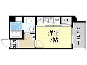 ドゥーエ江坂1  ｜ 大阪府吹田市垂水町３丁目26番27号（賃貸マンション1R・9階・25.02㎡） その2