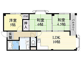 ネオハイツ大貫  ｜ 大阪府吹田市山手町２丁目12番14号（賃貸マンション3LDK・2階・57.65㎡） その2