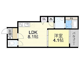 きらら清和園  ｜ 大阪府吹田市清和園町（賃貸アパート1LDK・1階・29.60㎡） その2