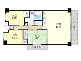 アバンティ千里  ｜ 大阪府吹田市山田西３丁目58番8号（賃貸マンション3LDK・4階・67.79㎡） その2