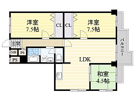 千里ハイツ  ｜ 大阪府豊中市新千里南町２丁目3番28号（賃貸マンション3LDK・2階・71.66㎡） その2