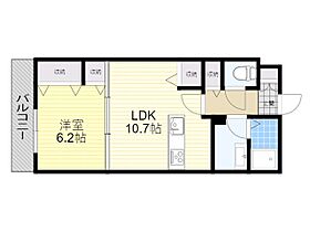 シャーメゾンルシエル  ｜ 大阪府豊中市螢池南町２丁目（賃貸アパート1LDK・3階・40.00㎡） その2