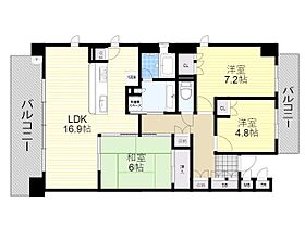 ジオ北千里古江台3番館 801 ｜ 大阪府吹田市古江台３丁目5番4号（賃貸マンション3LDK・8階・78.80㎡） その2