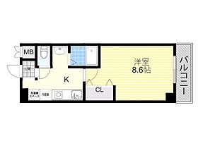 ハイツクローバー2  ｜ 大阪府吹田市岸部北２丁目（賃貸マンション1K・2階・24.81㎡） その2