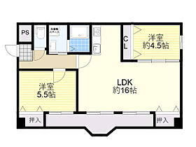 アメニティ・ノーブル  ｜ 大阪府豊中市柴原町４丁目（賃貸マンション2LDK・2階・62.00㎡） その2