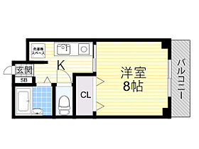 エスポワール西緑丘  ｜ 大阪府豊中市向丘３丁目（賃貸マンション1K・3階・25.00㎡） その2