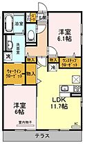 Atease 仲蔵  ｜ 大阪府池田市神田２丁目20番10号（賃貸アパート2LDK・1階・61.48㎡） その2